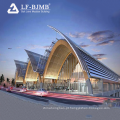 Estrutura de aço pré -fabricada Space Frame Truss Airport Terminal Construction